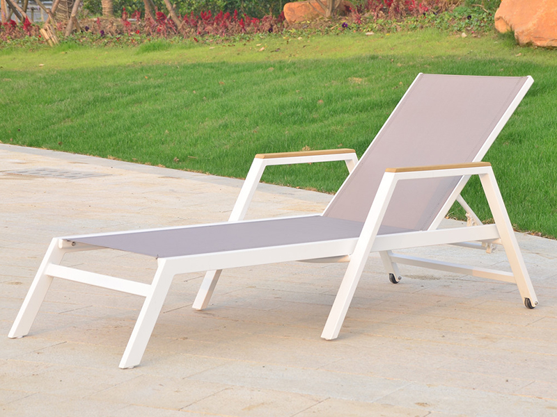 سالن اوقات فراغت در فضای باز با چوب مصنوعی روی Armrest YQ-TB-482