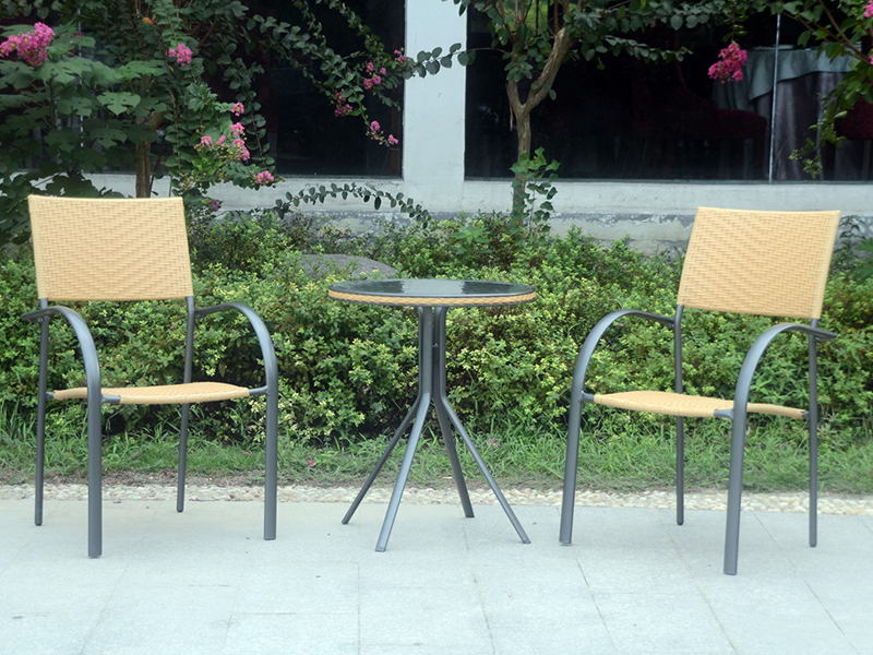 صندلی انباشته Rattan در فضای باز YQR-137