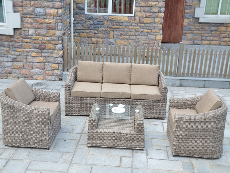 ست مبل رتان، ست مبل آلومینیومی 4 عددی YQR-418-2